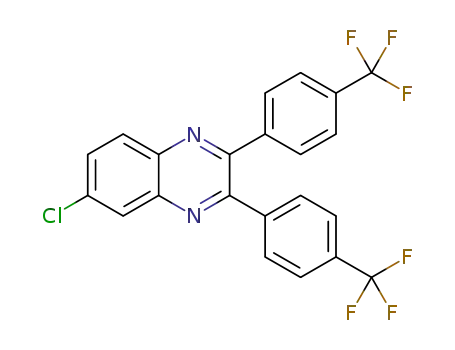 6-chloro-2,3-bis(4-(trifluoromethyl)phenyl)quinoxaline