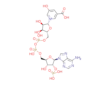 1-[(2R,3R,4S,5R)-5-[[[[(2R,3R,4R5R)-5-(6-aminopurin-9-yl)-3-hydroxy-4-phosphonooxyoxolan-2-yl]methoxyhydroxyphosphoryl]oxyhydroxyphosphoryl]oxymethyl]-3,4-dihydroxyoxolan-2-yl]pyridin-1-ium-5-hydroxy-3-carboxylic acid