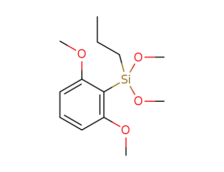 dimethoxy(2,6-dimethoxyphenyl)propylsilane