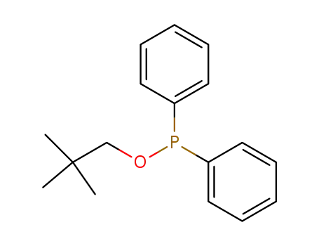 Molecular Structure of 63507-05-1 (Phosphinous acid, diphenyl-, 2,2-dimethylpropyl ester)