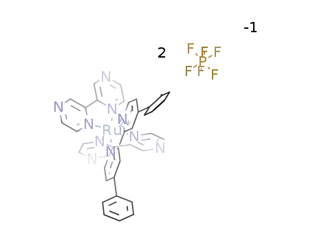 [RuII(bipyrazyl)2(4,4′-diphenyl-2,2′-bipyridyl)](PF6)2
