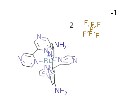 [RuII(2,2′-bipyrazyl)2(4,4′-diamino-2,2′-bipyridyl)](PF6)2