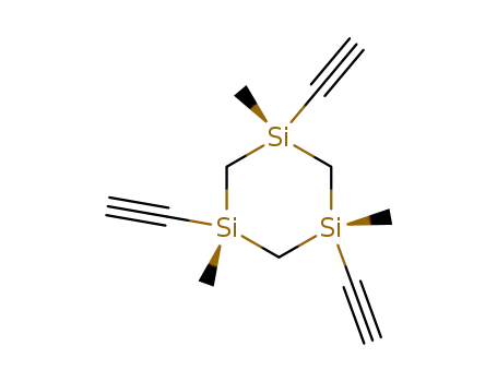 all-cis-1,3,5-triethynyl-1,3,5-trimethyl-1,3,5-trisilacyclohexane