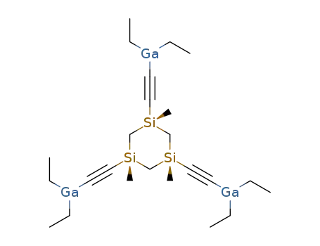 1,3,5-tris(diethylgallanylethynyl)-1,3,5-trimethyl-1,3,5-trisilacyclohexane