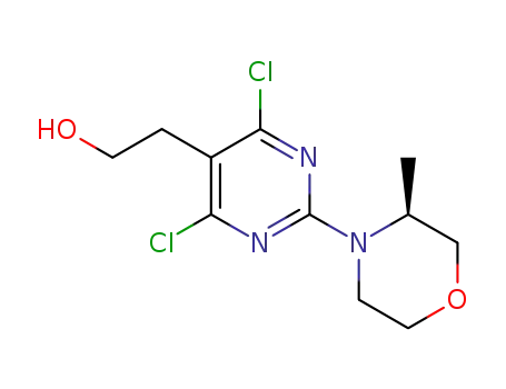 2-{4,6-dichloro-2-[(3S)-3-methylmorpholin-4-yl]pyrimidin-5-yl}ethanol