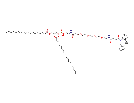 3-((((23-(11,12-dehydrodibenzo[b,f]azocin-S(GH)-yl)-4,20,23-trioxo-7,10,13,16-tetraoxa-3,19-diazatricosyl)oxy)(hydroxy)phosphoryl)oxy)propane-1,2-diyldistearate