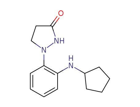 1-[2-(cyclopentylamino)phenyl]-3-pyrazolidinone