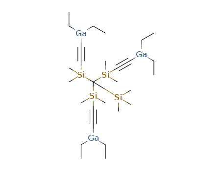 tris[(diethylgallanylethynyl)dimethylsilyl](trimethylsilyl)methane