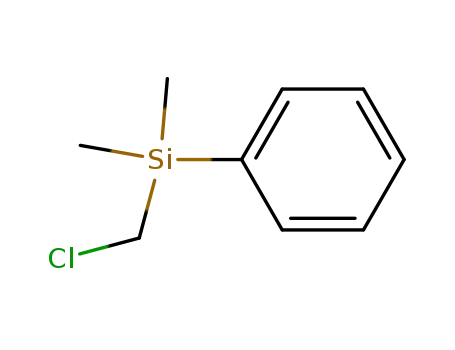 Molecular Structure of 1833-51-8 (Chloromethyldimethylphenylsilane)