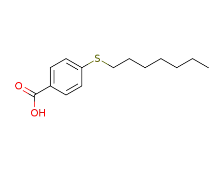 4-heptylsulfanylbenzoic acid cas  32910-58-0