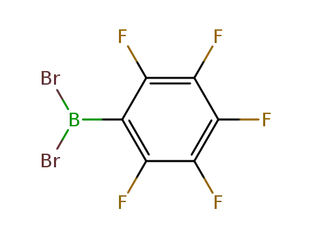 (pentafluoro phenyl) dibromo borane