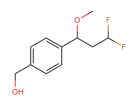 (4-(3,3-difluoro-1-methoxypropyl)phenyl)methanol
