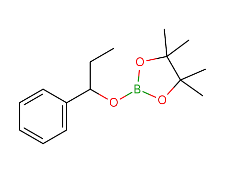 2-(1-phenylpropoxy)-4,4,5,5-tetramethyl-1,3,2-dioxaborolane