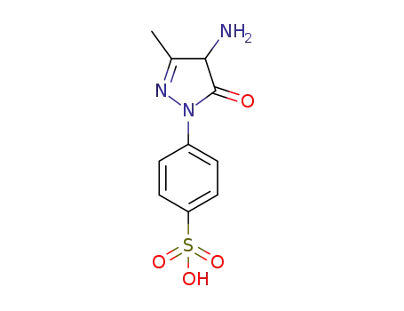 1-(p-sulphophenyl)-3-methyl-4-amino-5-pyrazolone