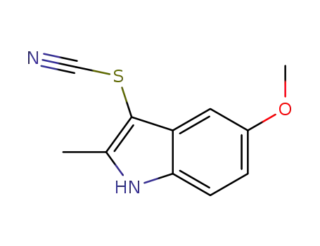 5-methoxy-2-methyl-3-thiocyanato-1H-indole