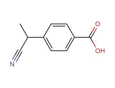 4-(1-cyanoethyl)-benzoic acid