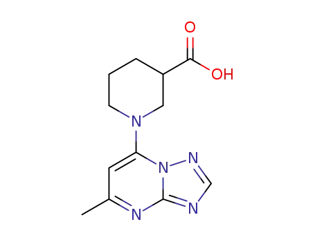 1-(5-methyl-[1,2,4]triazolo[1,5-a]pyrimidin-7-yl)piperidine-3-carboxylic acid