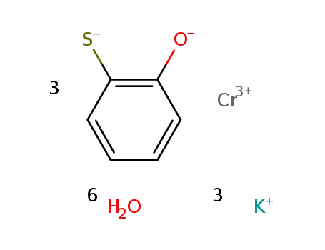 [K3fac-{CrIII(2-mercaptophenolato)3}(H2O)6]n