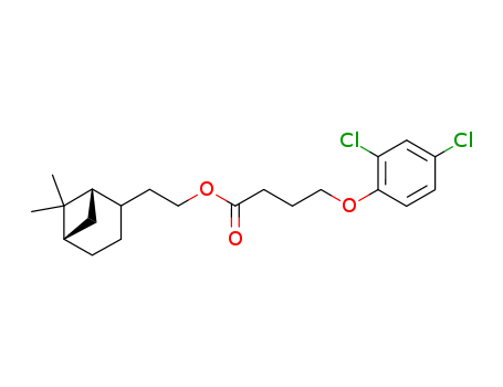 2-(6,6-dimethylnorpinan-2-yl)ethyl 4-(2,4-dichlorophenoxy)butanoate cas  5423-01-8