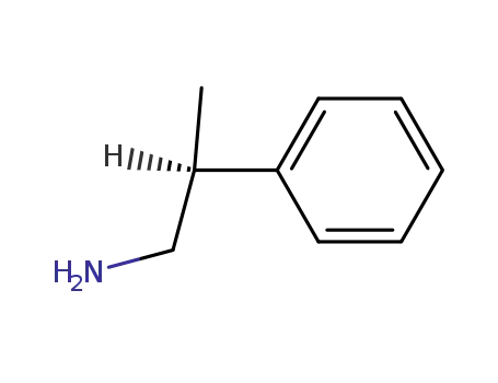 Molecular Structure of 17596-79-1 ((S)-2-Phenyl-1-propylamine)
