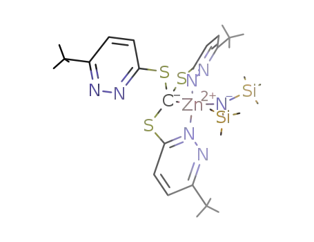 [tris(6-tert-butyl-3-thiopyridazinyl)methanide]Zn(N{SiMe3}2)