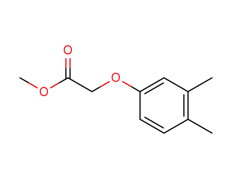 Molecular Structure of 95450-81-0 (Acetic acid, (3,4-dimethylphenoxy)-, methyl ester)
