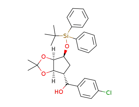 [(3aR,4S,6R,6aR)-4-[tert-butyl(diphenyl)silyl]oxy-2,2-dimethyl-4,5,6,6a-tetrahydro-3aH-cyclopenta[d][1,3]dioxol-6-yl]-(4-chlorophenyl)methanol