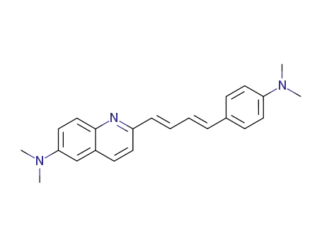 6-dimethylamino-2-[4t-(4-dimethylamino-phenyl)-buta-1,3-dien-t-yl]-quinoline