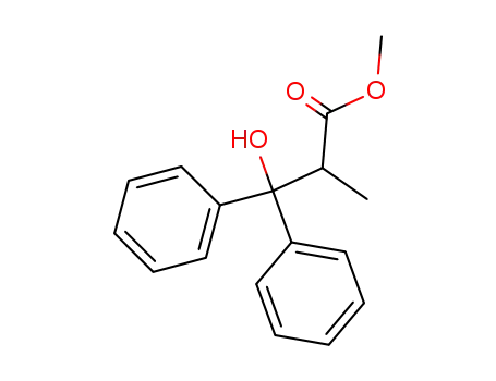 Molecular Structure of 119020-91-6 (Benzenepropanoic acid, b-hydroxy-a-methyl-b-phenyl-, methyl ester)