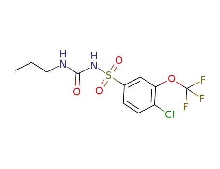 4-chloro-N-(propylcarbamoyl)-3-(trifluoromethoxy)benzenesulfonamide