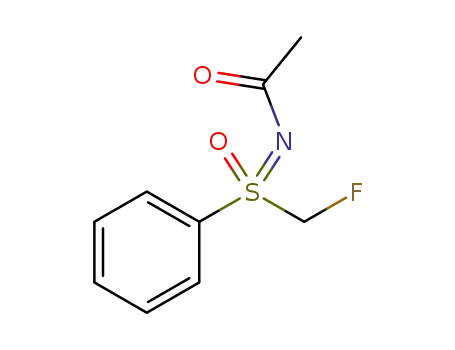N-[oxidophenyl(fluoromethyl)- λ4-sulfanylidene]-acetamide