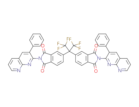 2-(3-phenyl[1,8]naphthyridin-2-yl)-5-[1-[1,3-dioxo-2,3-dihydro-1H-5-isoindolyl]-2,2,2-trifluoro-1-(trifluoromethyl)ethyl]-2-(3-phenyl[1,8]naphthyridin-2-yl)-1,3-isoindolinedione