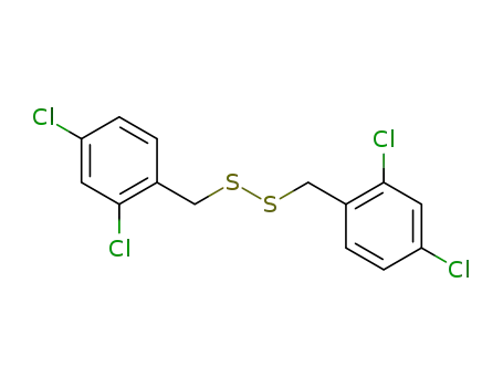 Molecular Structure of 188065-31-8 (Disulfide, bis[(2,4-dichlorophenyl)methyl])