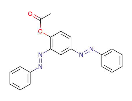 acetic acid-(2,4-bis-phenylazo-phenyl ester)