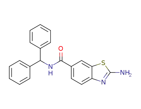2-amino-N-benzhydrylbenzo[d]thiazole-6-carboxamide