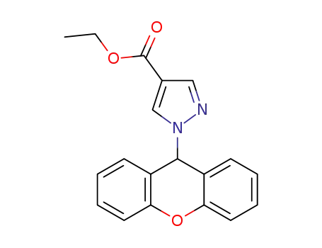 ethyl 1-(9H-xanthen-9-yl)-1H-pyrazole-4-carboxylate