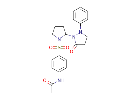 N-(4-((2-(5-oxo-2-phenylpyrazolidin-1-yl)pyrrolidin-1-yl)sulfonyl)phenyl)acetamide