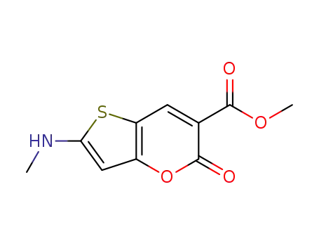 methyl 2-(methylamino)-5-oxo-5H-thieno[3,2-b]pyran-6-carboxylate