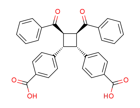 syn-4,4'-(3,4-dibenzoylcyclobutane-1,2-diyl)dibenzoic acid