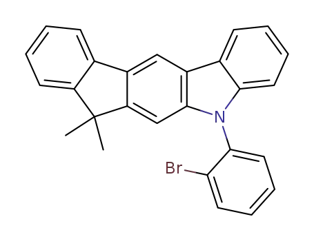 5-(2-bromophenyl)-7,7-dimethyl-5,7-dihydroindeno[2,1-b]carbazole