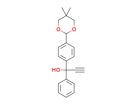 1-(4-(5,5-dimethyl-1,3-dioxan-2-yl)phenyl)-1-phenylprop-2-yn-1-ol