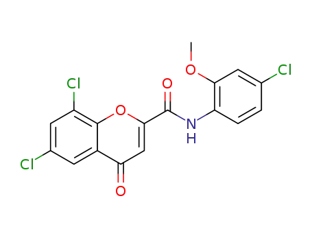 6,8-dichloro-N-(4-chloro-2-methoxyphenyl)-4-oxochromene-2-carboxamide
