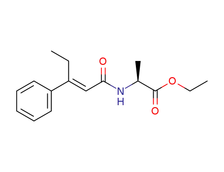 ethyl (E)-(3-phenylpent-2-enoyl)-L-alaninate