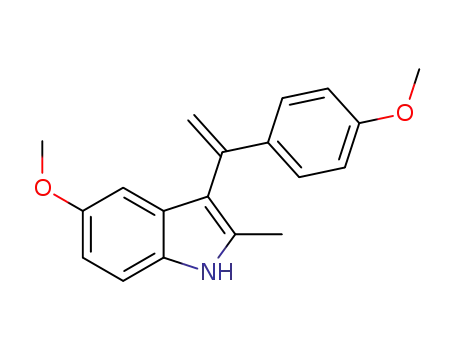 5-methoxy-3-(1-(4-methoxyphenyl)vinyl)-2-methyl-1H-indole
