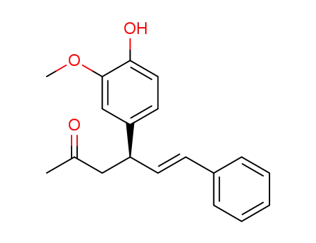 (E)-4-(4-hydroxy-3-methoxyphenyl)-6-phenylhex-5-en-2-one