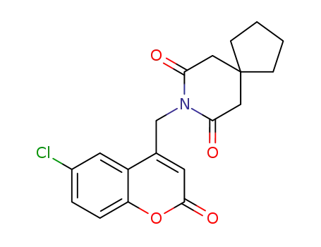 8-[(6-chloro-2-oxo-2H-chromen-4-yl)methyl]-8-azaspiro[4.5]decane-7,9-dione