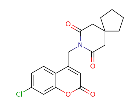 8-[(7-chloro-2-oxo-2H-chromen-4-yl)methyl]-8-azaspiro[4.5]decane-7,9-dione