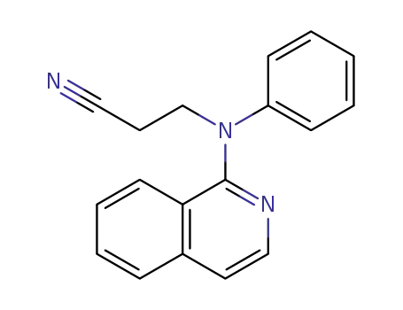 3-(isoquinolin-1-yl(phenyl)amino)propanenitrile