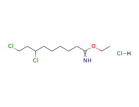 7,9-dichloro-nonaneimidic acid ethyl ester; hydrochloride