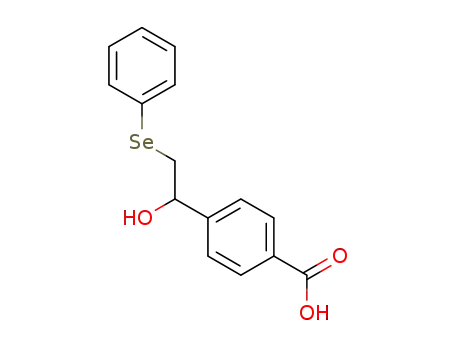 4-(1-hydroxy-2-(phenylselanyl)ethyl)benzoic acid